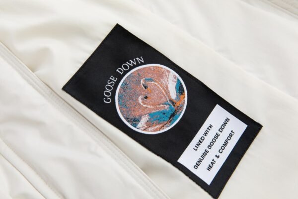 regisens elegance belted long down coat