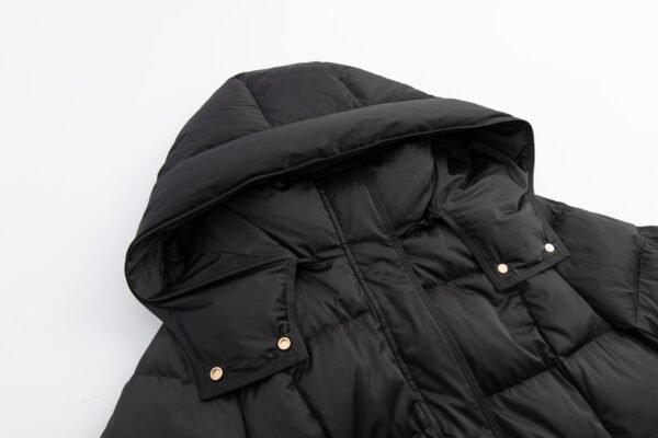 regisens elegance belted long down coat